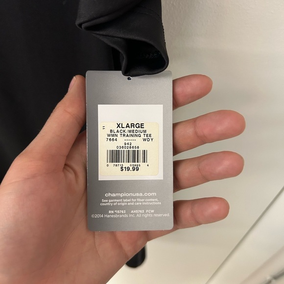 Champion Black Short Sleeve Tee - Picture 4 of 4